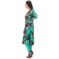 thumbnail image 3 of Bimba Floral Winter Tunic Rayon Kurta Straight Ethnic Kurti Blouse, 3 of 9