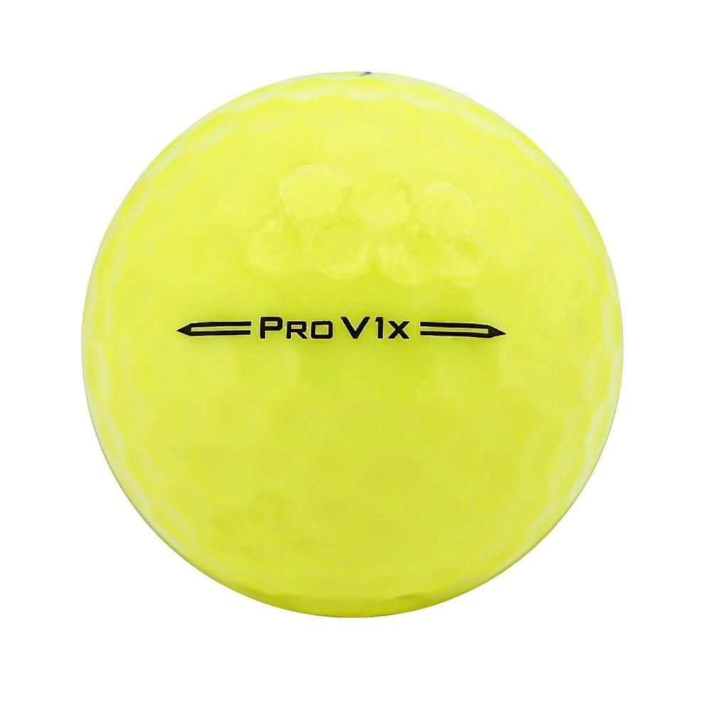 Mulligan - 36 balles de golf récupérées Titleist Pro V1x 2024 5A Mint, jaunes
