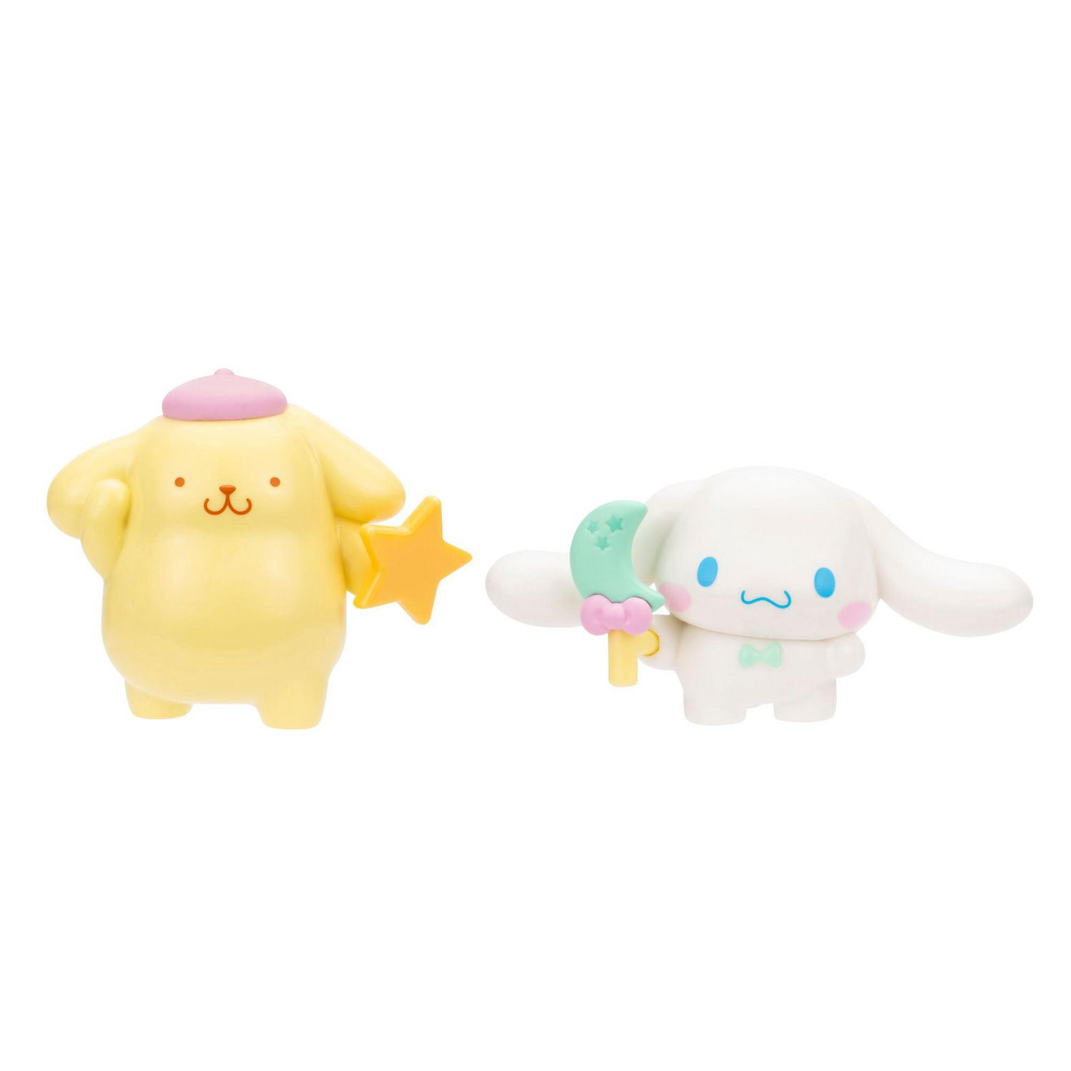 Hello Kitty & Friends - Lot de 2 figurines: Cinnamoroll & Pompompurin