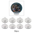 thumbnail image 3 of Bunblic 50 Pieces Game Card Stands Miniature Bases Portable Business Card Holder, Board Game Props Clear Game Card Holder for Display, 3 of 5