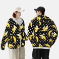 thumbnail image 4 of Lsque Banana Pattern UPF 50+ Lightweight Sun Protection Men's Women's Long Sleeve Shirt, Hoodie Performance -Medium, 4 of 7