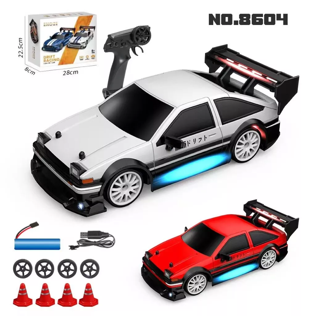 AIGIA 30KM/H RC Drift Car 1/24 2.4GHz 4WD Remote Control Sport Racing On-Road Vehicle