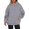 thumbnail image 1 of Chandail à Capuchon Imprimé Réversible pour Femmes avec Poches, Manches Longues, Chandail Décontracté, Chandail à Capuchon 100 pour Cent Polyester, Chandail à Capuchon pour Femmes, Vêtements d'Automne, Ados, Petit, Chandail pour Femmes, Chandails à Capuchon pour Femmes avec Fermeture Éclair, 1 of 3