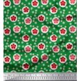 thumbnail image 1 of Soimoi Rayon Fabric Dot & Floral Artistic Print Fabric by Yard 56 Inch Wide, 1 of 5