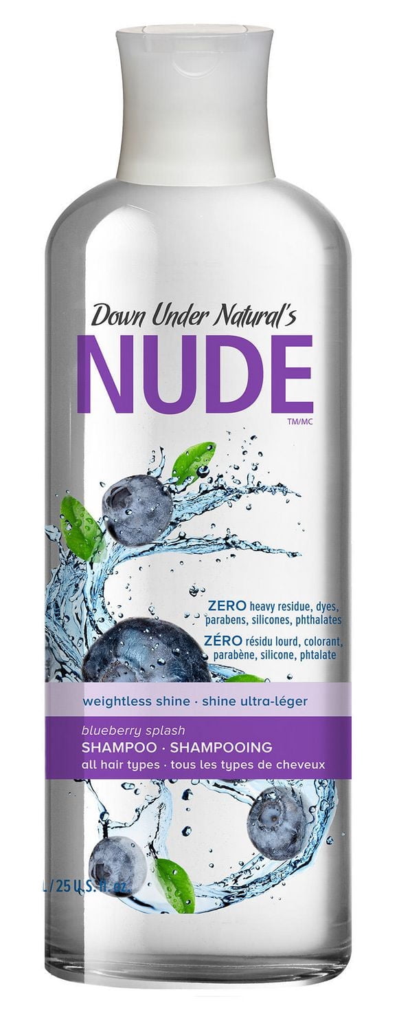 Down Under Natural's Nude Éclat Ultra-Léger Éclaboussure de Bleuet Shampooing