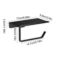 thumbnail image 3 of FcBaudy Bathroom Tissue Holders Toilet Roll Paper Holders Toilet Paper Box Non Perforated Tissue Storage Rack Plastics Bathroom tissue holder, 3 of 6