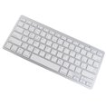 thumbnail image 1 of Universal Multi Device BT Keyboard Ultra Slim Compact Wire Less BT Keyboard, Ultra Thin Bilingual Universal for PC Laptop, Computer Desktop Laptop Surfaces Tablet Smartphone, 1 of 7