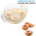 thumbnail image 2 of Silicone Donut Pan Cake Mold 9 Inch Doughnut Pans for Baking, Non Stick Round Cake Pan with Handle (Large，1Pack), 2 of 6