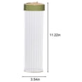 thumbnail image 3 of LSLJS Pasta Storage Container with Lid, Tall Clear Airtight Food Storage Jar with Lid Kitchen Pantry Storage Container for Spaghetti Jars Flour Cereals Coffee Beans, Spaghetti Can, 3 of 7