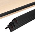 thumbnail image 1 of Uxcell 5 Pack Wall Corner Protector, 36"L x 1.4"W Self-Adhesive Corner Guards, Black Guard Edge Protector, 1 of 5
