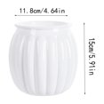 thumbnail image 3 of JZCHUNTOY 1PCS Jardinière Citrouille Blanche avec Système d'Arrosage Automatique, Conception de Contrôle des Racines, Grand Pot de Plante d'Intérieur pour la Déco de la Maison, Fournitures de Jardinage Modernes, 3 of 8