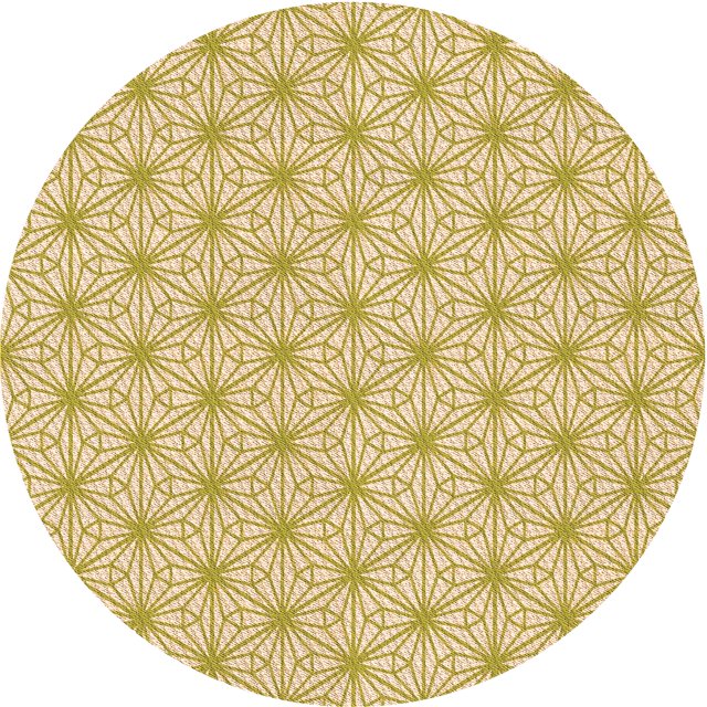 Ahgly Company Tapis Rond Lavable en Machine Intérieur Transitionnel Orange Or, 3 Pieds Rond