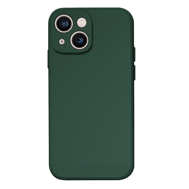 PANDACO Étui Coquille Souple Mat Vert Forêt pour iPhone 15 Plus