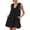 Style1-Black dresses for women, variant on Mceream Dresses for Women Plus Size with Pockets Casual A Line Flowy Tank Dresses Summer Sleeveless V Neck Ruffled Hem Party Ruched Short Dress White S