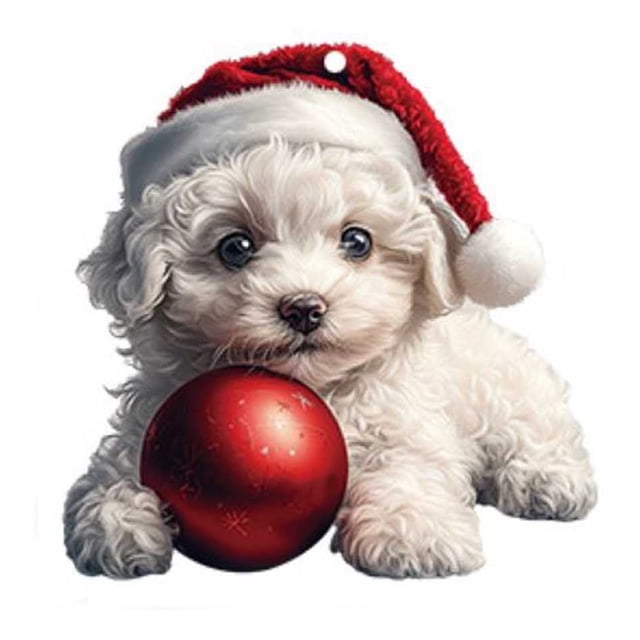 Christmas Car Decoration,Cute Dog Series Acrylic Bag Computer Keychain and Car Rearview Mirror Hanging Decorations,Christmas Hanging Decorations,Car Decorations Christmas,Mirror for Car