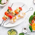 thumbnail image 3 of MasteelfCA 20 Pcs Brochettes en Acier Inoxydable Brochettes de Viande pour BBQ Brochettes de Cuisine pour Barbecue Bâtons de Barbecue Réutilisables, 3 of 8