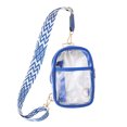 thumbnail image 1 of TopLLC Sac Bandoulière Transparent, Sac à Main en PVC Transparent avec Sangle Ajustable Style Bohème, Sac de Poitrine Décontracté Imperméable Approuvé pour Stade Sac d'Épaule Transparent pour Concerts Sports Festivals, 1 of 8