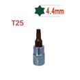 thumbnail image 1 of Chendee 1 Pce Hexagone pour Tournevis Torx 1/4 Pouce Douille Outils à Main T8-T40,T25, 1 of 5