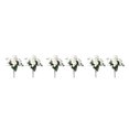 thumbnail image 4 of Youkk 2pcs Easy To Clean – Realistic Appearance – Artificial Flowers For Wedding white 3Set, 4 of 6