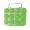 thumbnail image 3 of GROWTH TANK Porte-Oeufs de Camping Compact Boîte de Rangement pour Oeufs à 12 Compartiments pour Pique-Nique Randonnée VR Vert, 3 of 9