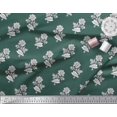 thumbnail image 3 of Soimoi Poly Georgette Fabric Leaves & Floral Block Decor Fabric Printed Yard 52 Inch Wide, 3 of 3