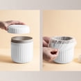 thumbnail image 4 of Save Big! Push-type Desktop Trash Can, Small Office Trash Bin with Lid, Coffee Table Waste Bin, Study Room Living Room Trash Can, Desk Organizer Waste Container, 4 of 6
