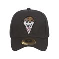 thumbnail image 1 of Ice Cream Cone Black Adjustable Baseball Cap, 1 of 2