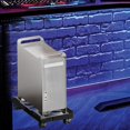 thumbnail image 3 of Adjustable Mobile CPU Stand Heavy-Duty PC Tower Stand With 4 Caster Wheels Ventilated Under Desk CPU Holder PC Floor Cart, 3 of 8