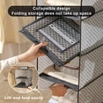 thumbnail image 4 of Dvkptbk Transparent Organizer Multi-Layer Organizer Hanging Bag Closet Clothes Shoes Hat Organizer Hanging Bag Foldable Display Hanger Storage & Organization, 4 of 6