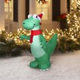 thumbnail image 2 of Christmas Airblown Dinosaur, 2 of 6
