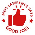 thumbnail image 1 of Printtoo Personalized Teachers Stamp Good Job! Teachers Name Self-Inking Rubber Stamp Appreciation Message For School Classroom & Homework Supplies,Red - 30 x 30 mm, 1 of 6