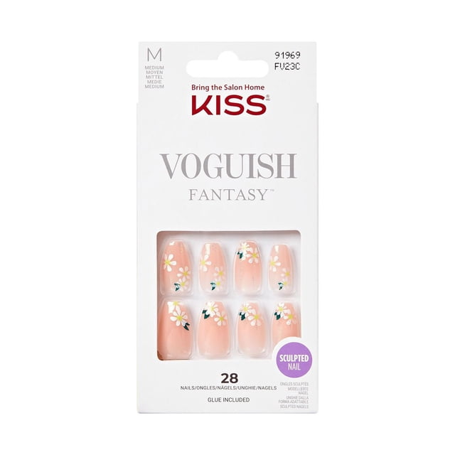 KISS Voguish Fantasy Nails - Fake Nails, Medium