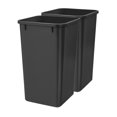 thumbnail image 1 of Rev-A-Shelf Contenant à Déchets de Remplacement de 27 qt pour Tiroirs Coulissants Rev-A-Shelf, Noir, Lot de 2, 1 of 12