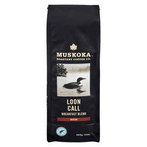 Muskoka Roastery Coffee Co. Loon Appelez le petit déjeuner Mélange de café à terre moyenne