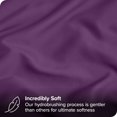 thumbnail image 2 of Bare Home Pillowcase Set - Premium 1800 Collection - Double Brushed - Ultra Soft - Standard Size, Plum, 4 Count, 2 of 7