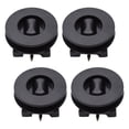thumbnail image 1 of 4 Pieces Car Carpet Clips Universal Carpet Non Slip Buckle Accessories Black, 1 of 8