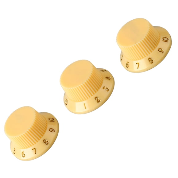 3PCS Potentiometer Knobs Guitar Control Knobs Tone Volume Control Knob Replacement For Electric Guitar Bass