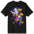 thumbnail image 1 of Rick & Morty T-Shirt Noir pour Homme à Col Rond, Manches Courtes, Art Rétro Coloré - 3TG, 1 of 4
