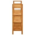thumbnail image 2 of vidaXL Shoe Rack with 4 Shelves 100x27x80 cm Solid Oak Wood, 2 of 4