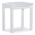 thumbnail image 1 of Riverbay Furniture Transitional Wood Outdoor Adirondack Side Table in White, 1 of 11