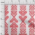 thumbnail image 2 of oneOone Viscose Jersey Red Fabric Aztech Sewing Material Print Fabric By The Yard 60 Inch Wide, 2 of 4