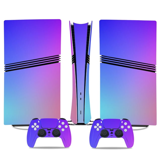 AARONMEI Ensemble de Décalcomanies pour Console de Jeu PS5 Pro, Autocollants de Protection pour Édition avec Disque Numérique