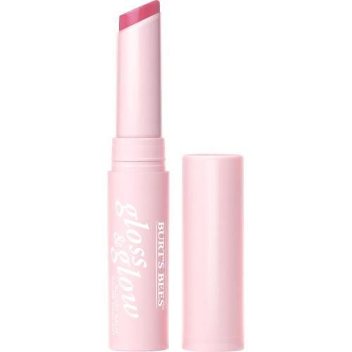 Burt’s Bees® Gloss and Glow Glossy Balm, 100% Natural Origin, Winning in Pink -