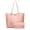 Light Pink, variant on Ediodpoh Large Capacity Fashion Tote Bag With Closure And Fringe Detachable Shoulder Bag For Women Textured Leather Black