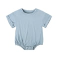 thumbnail image 1 of Timegard Newborn Onesie Toddler Boys Girls Short Sleeve Comfy Rompers Unisex Infant Outfits Solid Color, 1 of 6