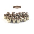 thumbnail image 2 of 20 Pcs Embout de Valve de Pneu Raccords de Roues de Vélo de Véhicule Remplacement Composant de Roue Couvercle d'Air en Cuivre Robuste Accessoire de Remplacement, 2 of 7