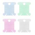 thumbnail image 1 of VONKY Embroidery Thread Winding Card Organizer Cross-stitch Line Thread Bobbin Plastic Card, green, 100pcs, 1 of 9