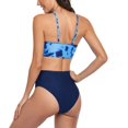 thumbnail image 1 of Split Bikini, Polyester Elastic Bikini Bathing Suit  For Beach, 1 of 7