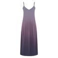 thumbnail image 4 of Ovzne Robes pour Femmes Robe de Plage Robes d'Été pour Femmes Imprimé Sans Manches Col Rond Robe Décontractée Robes Robe de Printemps Imprimée Liquidation, 4 of 5