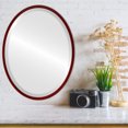 thumbnail image 2 of London Framed Oval Mirror - Black Cherry - 19" x 25", 2 of 7